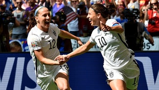 Next Story Image: Carli Lloyd scores three World Cup goals in 17 minutes